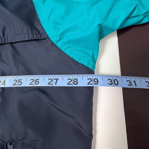 Columbia Powder Keg VTG 90's Ski Snowboard Jacket Men XL Shell ONLY Retro Teal - Picture 13 of 14
